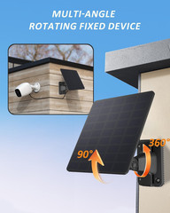 Trail Camera Solar Panel, 5000Mah Built-In Battery, 12V/1A & 6V/1.5A Output, IP