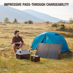 T500 500W(Peak 1000W) 519Wh Outdoor Solar Portable Power Station