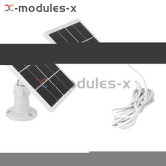 8W 5V Microcrystal Solar Panel + Mounting Bracket For Security Camera Water Pump