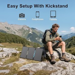 45W Portable Solar Panels for Camping, IP67 Foldable Small Solar Charger EP-45W