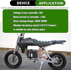 36V BtrPower Battery Pack 25Ah Lithium LiFePO4 for Bicycle Motor E_Bik,e 30A BMS