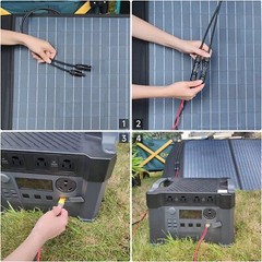 ALLPOWERS Solar Panel Connector to XT60 for Power Station 1.5M Charging Cable
