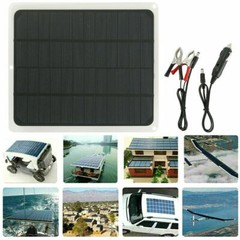 20W Solar Panel 12V Trickle Charger Battery Charger Kit Maintainer Boat RV Car