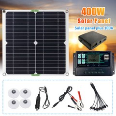 6000W Solar Panel Kit Solar Power Inverter Generator 100A Home 220V Grid System