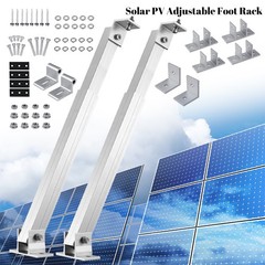 Adjustable solar panel mounting bracket suitable for rooftop photovoltaic panels