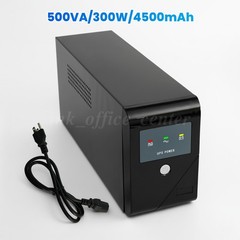 500VA 300W Backup UPS Power Supply Battery Backup Unit w/3 Outlets Indoor Use