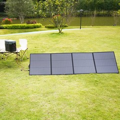 MHPOWOS 220W Solar Panel Portable for Outdoor Camping RV Emergency Power Supply