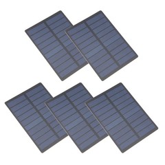 5Pcs 1.3W 5V Micro Solar Panel Module DIY Polysilicon for Phone Toys Charger