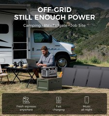 S1000 Pro Portable Power Station Solar Generator Home Backup RV Camping
