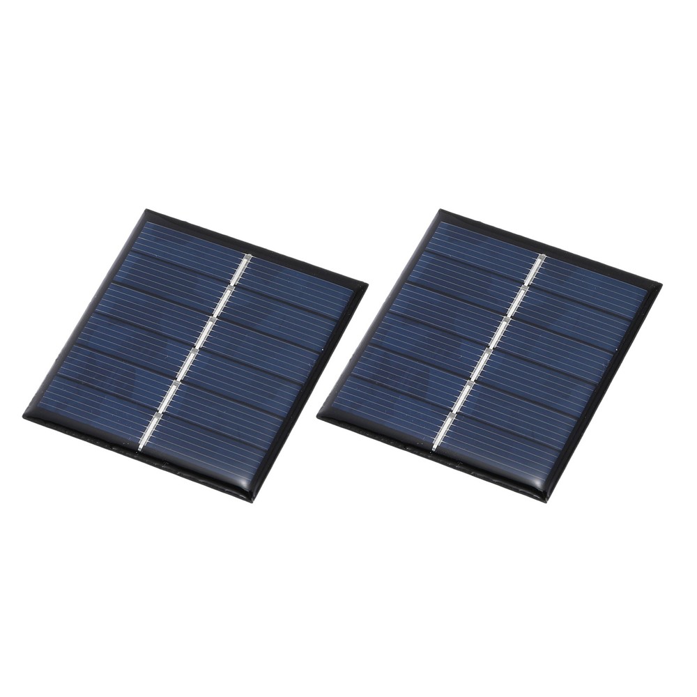 2Pcs 3V 0.33W 110mA Mini Solar Panels, Solar Photovoltaic Power Cells