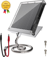 6V Solar Panel Battery Charger for Deer Feeder 1.7W Waterproof Solar Panel
