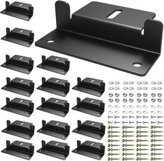 Efficient 16-Piece Solar Panel Z Bracket Set – Ideal for RVs and Off-Grid Needs