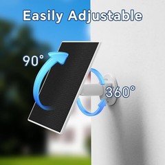 Solar Panel Built-in 4000mAh/Battery Black-Whie-3W-4000mAh Built-in Battery
