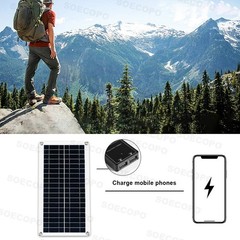 8000W Complete Solar Panel Kit Solar Power Generator 100A Home 110V/220V SysteOy