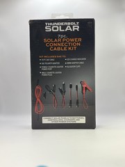 THUNDERBOLT MAGNUM 6PC SOLAR PANEL POWER CONNECTION CABLE KIT 12 VOLT 63981 PORT