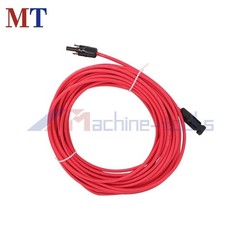 Red + Black With M4 Connector Solar Panel Wire Weatherproof Cable 20M 4mm²