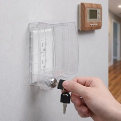 Lockable Outlet Cover – Clear Waterproof Socket Protector for 86 Type Outdoor