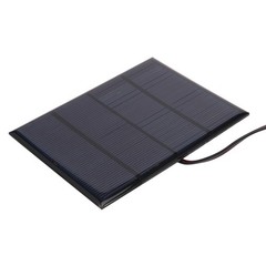 2X 1.5W 12V Solar Panel Small Cell Module with 1M Wire L8I38951