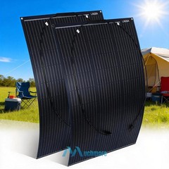 Flexible 200W Mono Solar Panel 18V Power Portable Camping Home RV Battery Charge