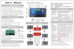 60A Solar Panel Battery Regulator Charge Controller PWM LCD Dual USB 12V24V