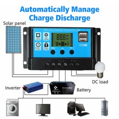 200W Solar Panel Kit 100A 12V battery Charger Controller Caravan Boat RV Outdoor