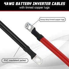 for 4 AWG battery, inverter cables for pure copper battery Calibr9493