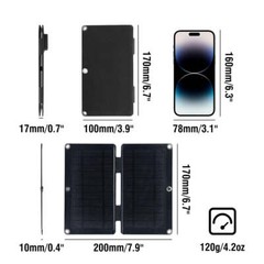 Raddy SP4 Solar Panel | 4W | Portable Foldable Charger | 5V 0.8A