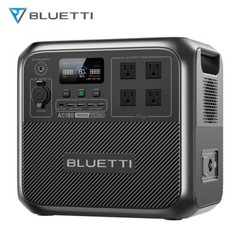 BLUETTI AC180 1800W 1152Wh Portable Power Station Solar Generator for RV Outdoor