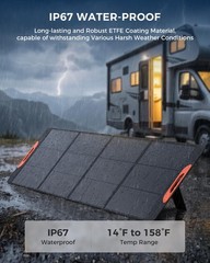 220W N-Type 16BB Portable Solar Panel for Power Station,Foldable Solar Panel …