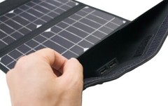 Monocrystalline Portable 15W / 5V USB Solar Panel Folding Camping Fishing