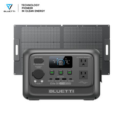 BLUETTI Elite 30 V2+60W Solar Panel 288Wh Portable Power Station LFP for Trip