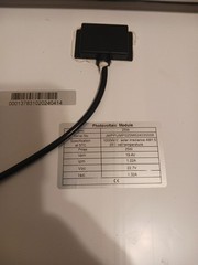 Eco-Worthy Solar Panel 25W Monocrystalline Waterproof Panel Barely Used