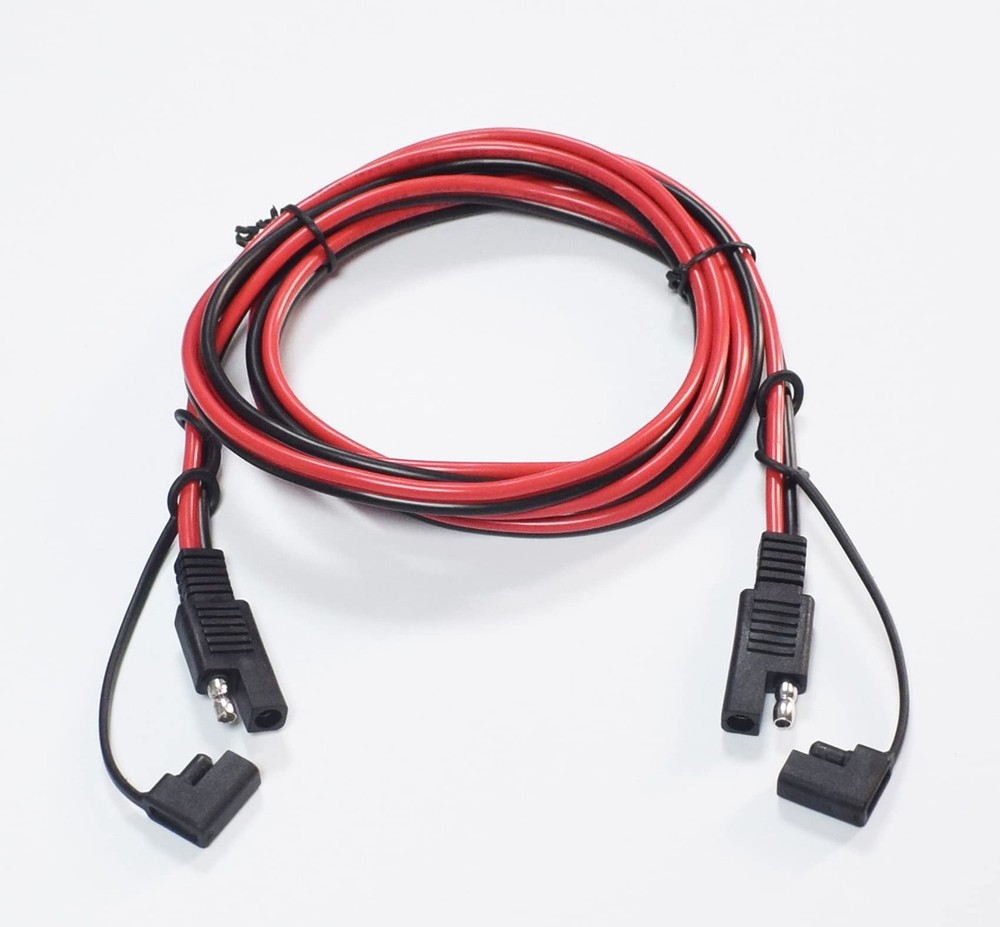 SAE Extension Cable with Dust Cap – 14 AWG SAE to SAE Power Automotive Extens…