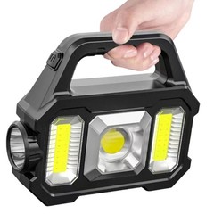 Solar Rechargeable Torches With Adjustable Brightness For Nighttimes Activity