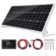 Topsolar 100W 12V Solar Panel Kit Battery Charger 100 Watt 12 Volt Off Grid S…