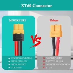 High Efficiency 10AWG SAE to XT60 Cable