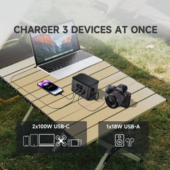 ALLPOWERS SOLAX P100 Portable Power Station 99WH USB-C 100W for Outdoor Travel