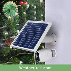 Solar Panel for Arlo Pro/Pro2 Cameras, 11.8ft Cable & Adjustable Mount, 2 Pack