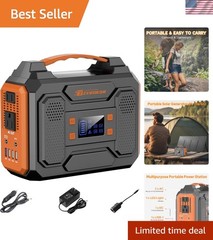 Portable Power Station 300W 110V Solar Generator 280Whwithout Solar Panel | 1…