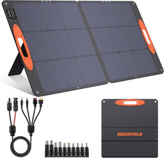 N-Type 16BB 110W Portable Solar Panel for Ef/Jackery/Bluetti/Anker Power Station