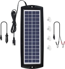 Durable Solar Panel Battery Maintainer – Prevents Battery Drain in All Vehicles