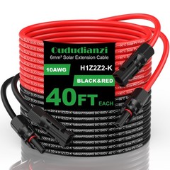 Oududianzi Solar Extension 40Ft 10AWG
