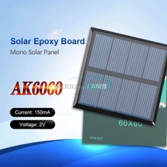 2V/5V/6V/12V Monocrystalline Solar Power Panel For Motor Toys Lawn Lamp