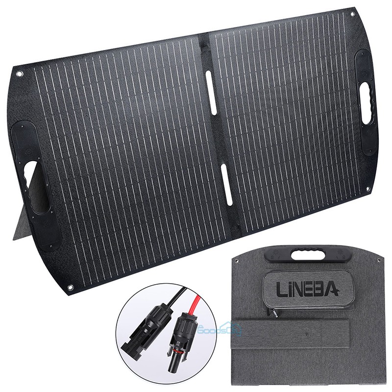 🔥100W Foldable Solar Panel Outdoor Waterproof Charger with 5V USB and 18V DC
