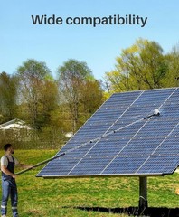 Lightweight 20Ft Water Fed Solar Panel Cleaning Kit with Soap Dispenser