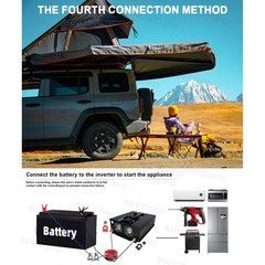 20000W Peak Solar System Kit Panel 110V/220V Inverter Complete for Home