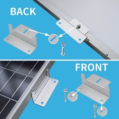 16 Units Per Set Solar Panel Mounting Z Brackets, Solar Panel Mounting