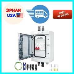 Durable 500V PV Combiner Box with Waterproof Rating & Visual Status Monitor