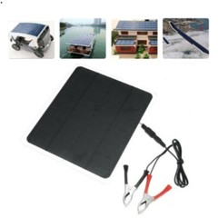 Outdoor Waterproof Solar Panel for Car and Motorcycle Battery Maintenance 20W