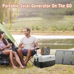 300W Solar Generator Foldable 60W Panel